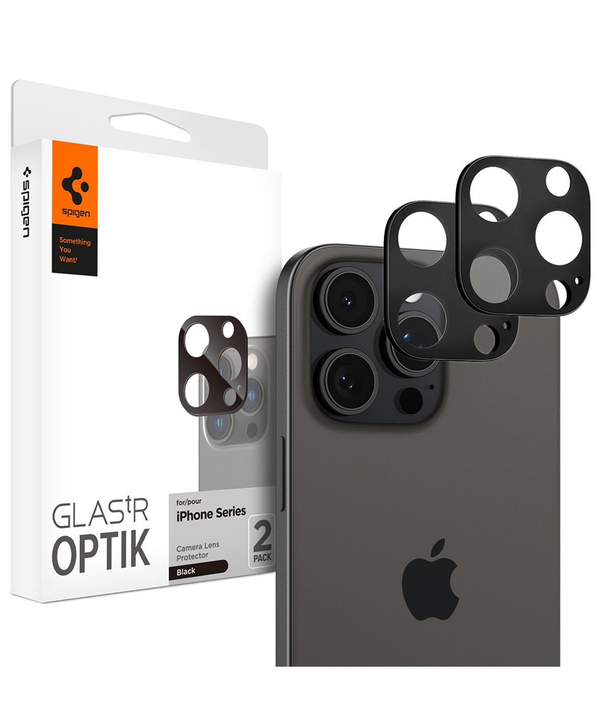 슈피겐(SPIGEN) 아이폰16 프로 아이폰16 프로 맥스 호환 카메라 렌즈 보호 강화유리 필름 풀커버 tR옵틱
