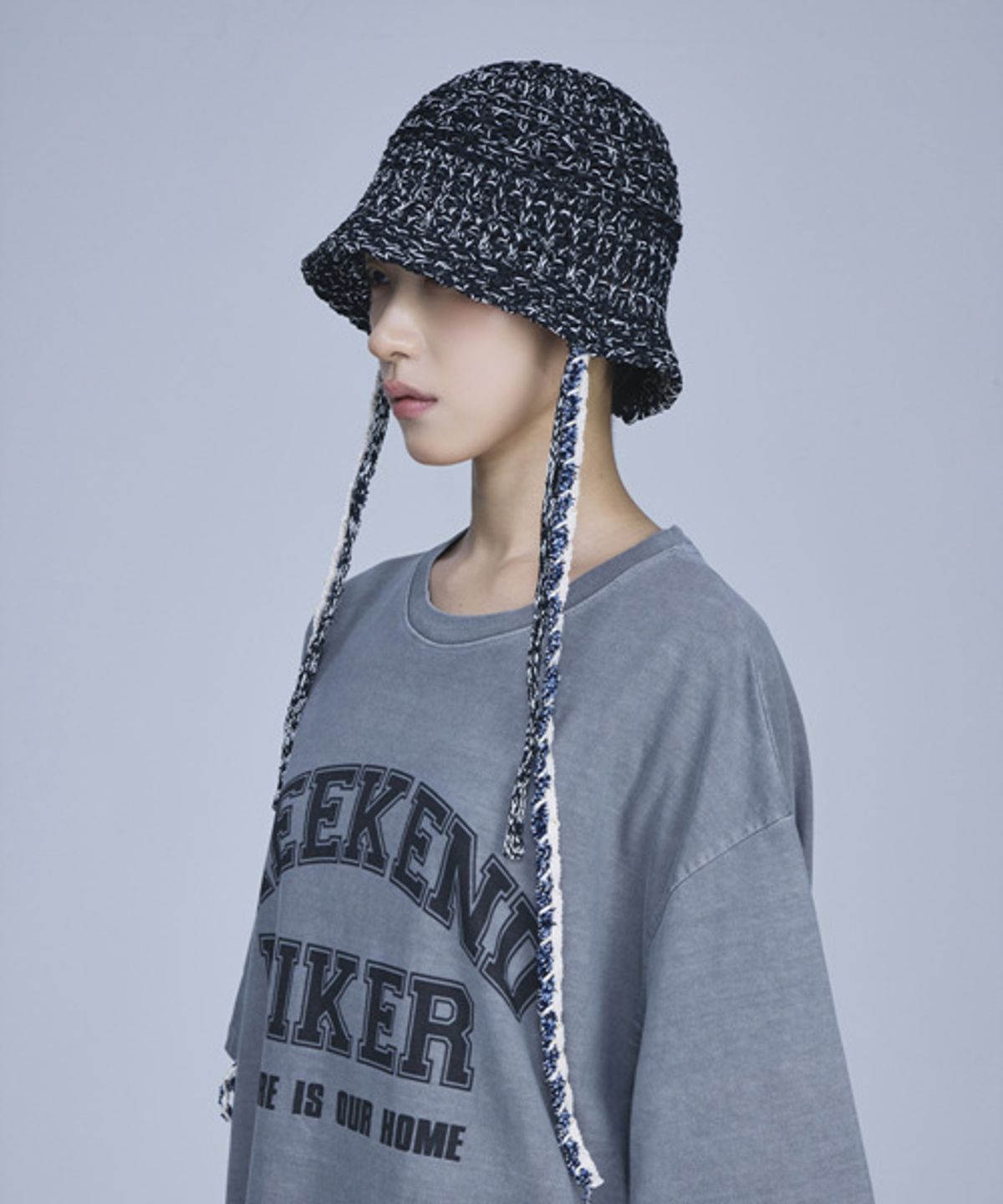 그레이티스트(THE GREATEST) String Bucket Black White