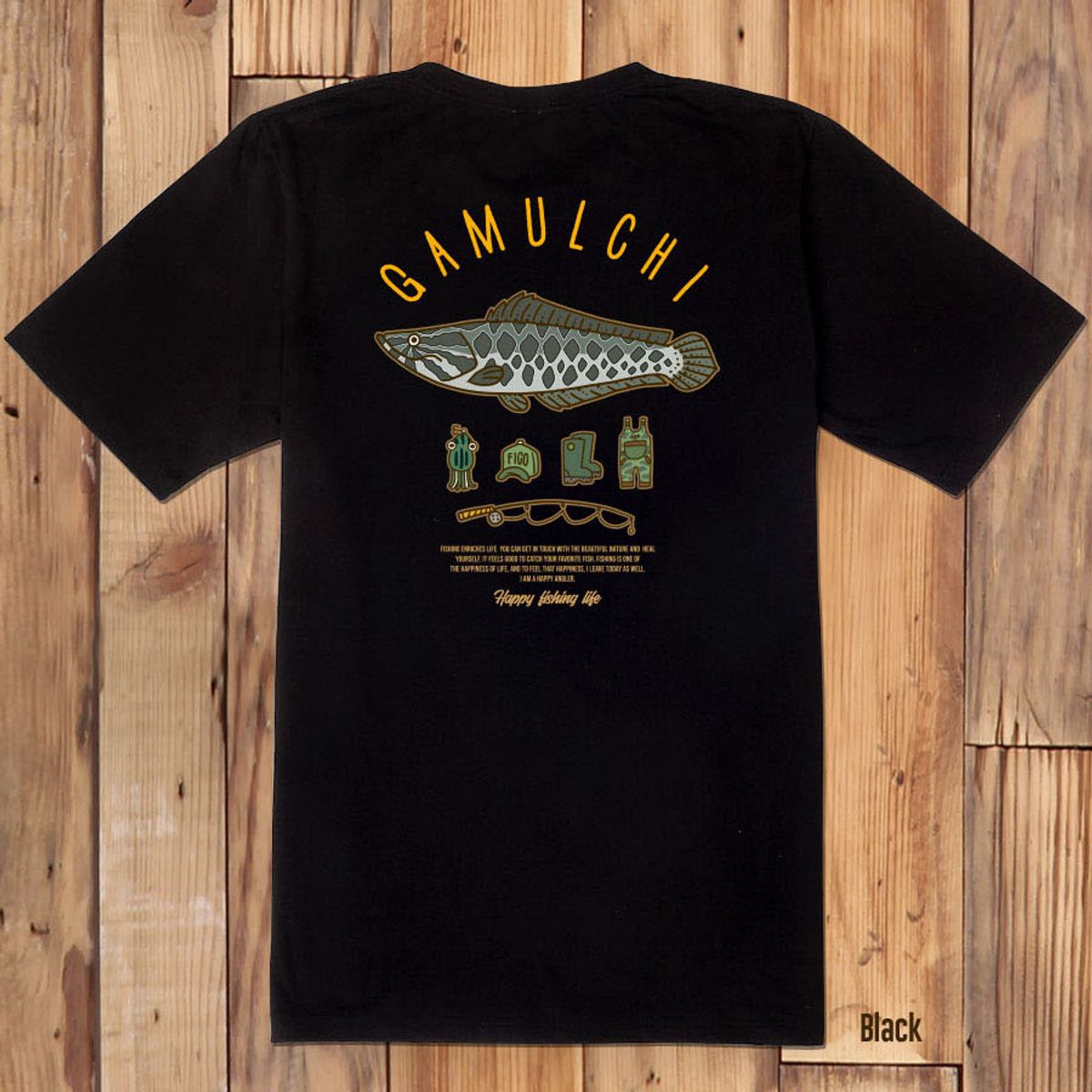 돌돌(DOLDOL) FICO_tshirts-307  피코앵글러 낚시 브랜드 가물치 디자인 티셔츠 반팔티