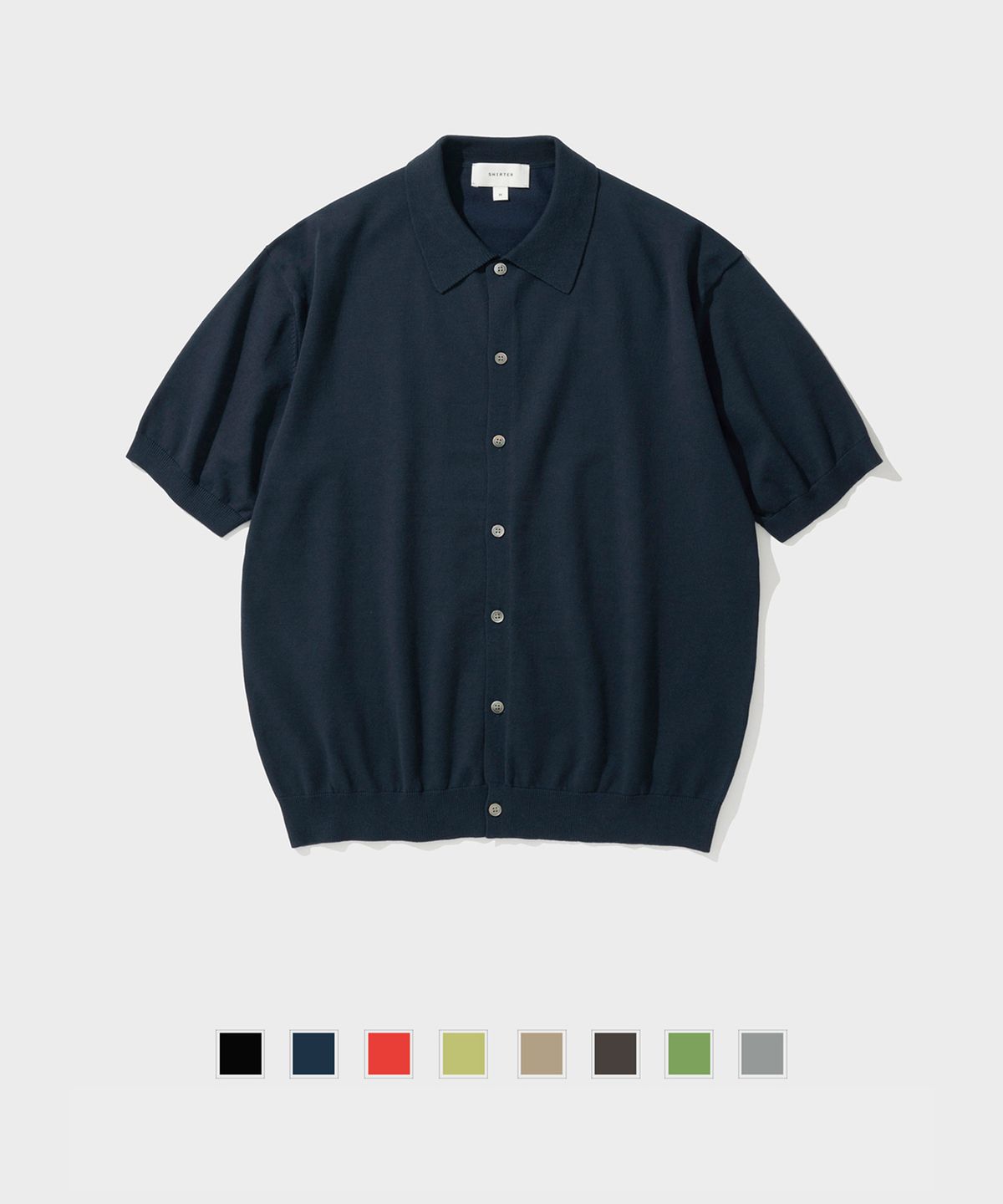 셔터(SHIRTER) PLAIN HALF CARDIGAN (8 COLOR)