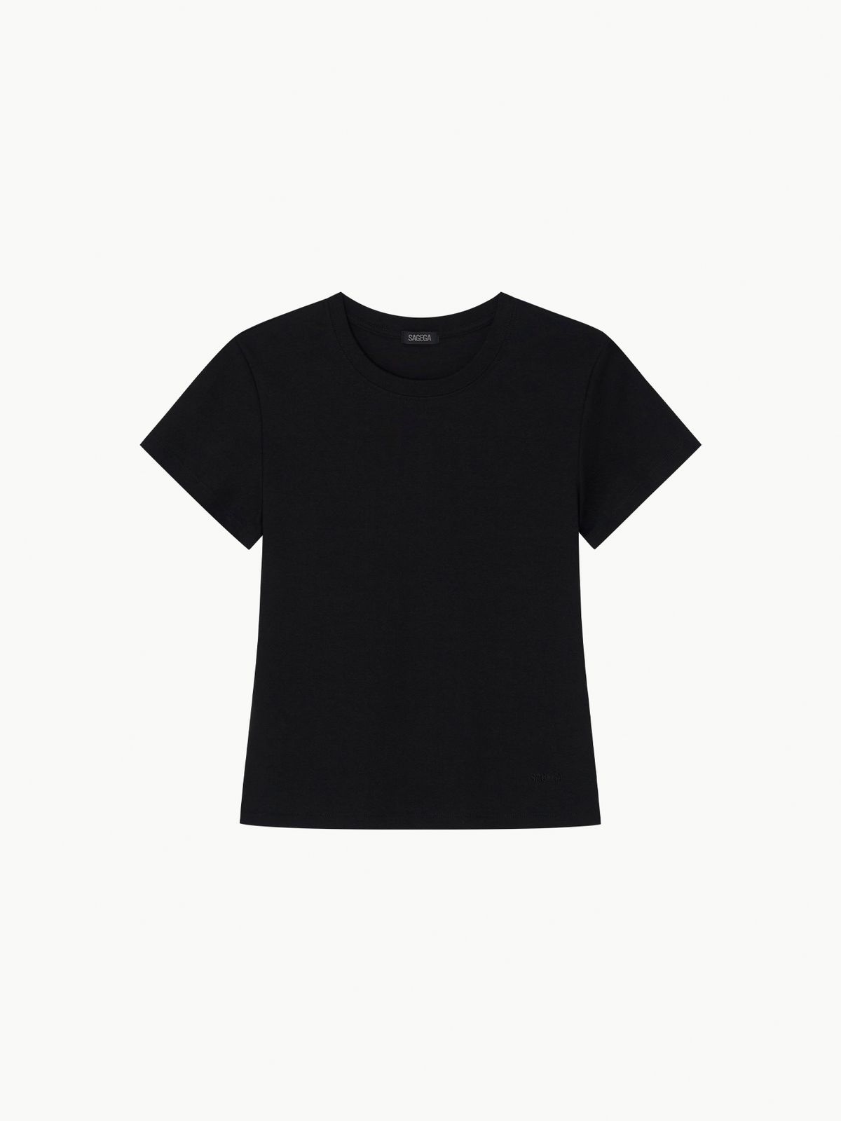 세이지가(SAGEGA) Soft Tension Tee (Black)