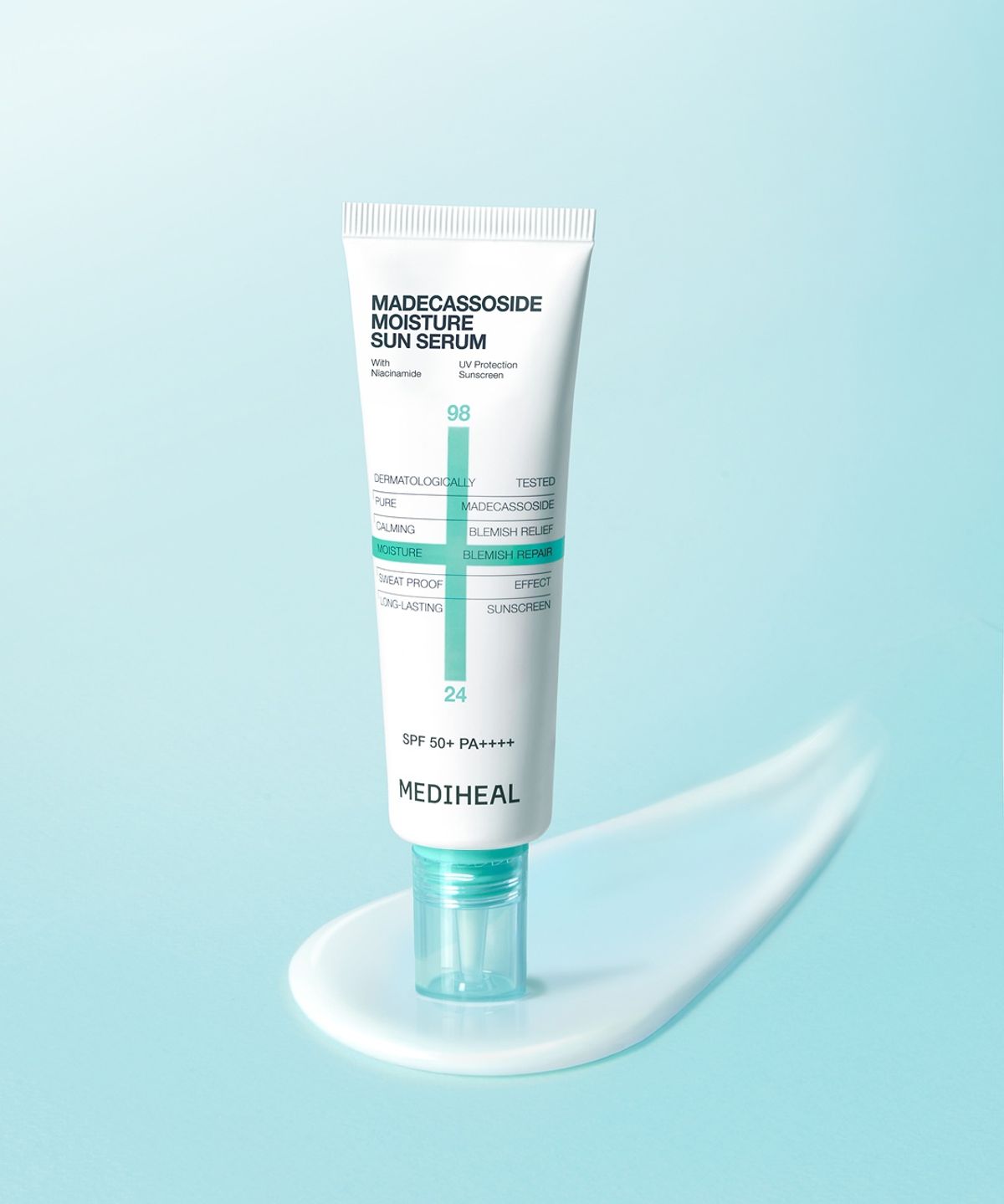 메디힐(MEDIHEAL) 마데카소사이드 수분 선세럼 흔적 리페어 50g