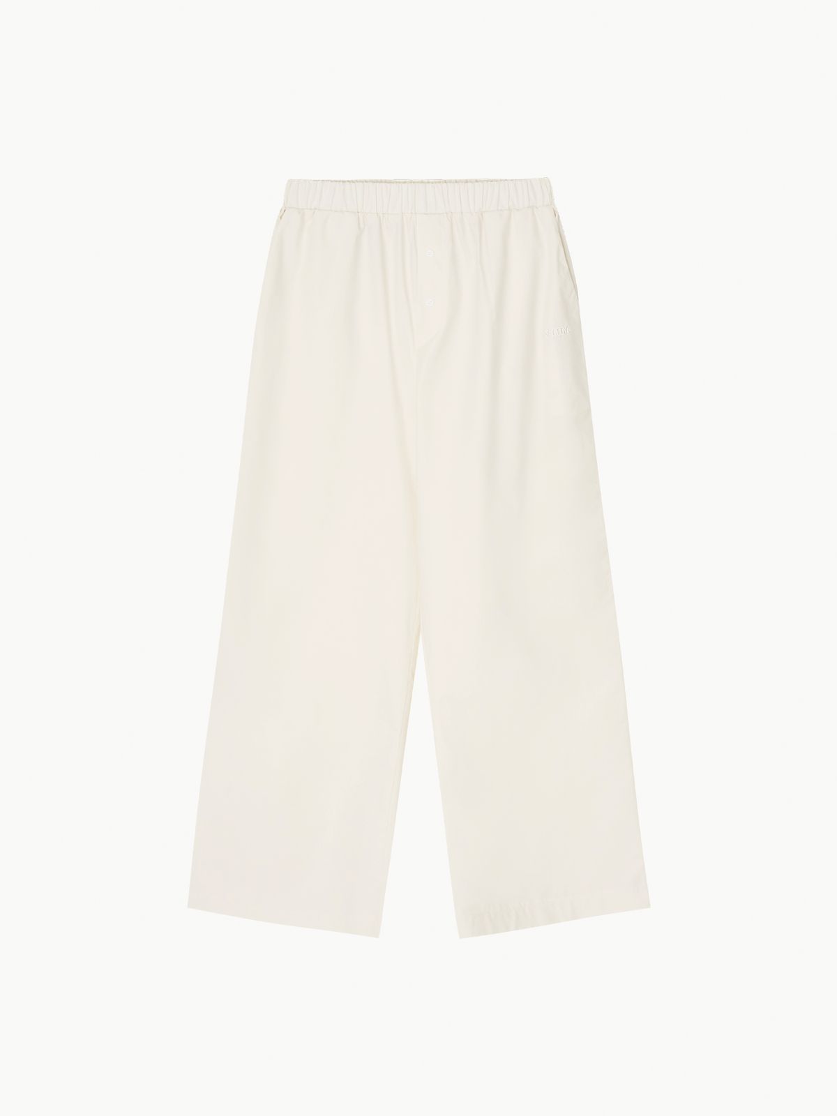 세이지가(SAGEGA) Cotton Pyjama Pants (Cream)