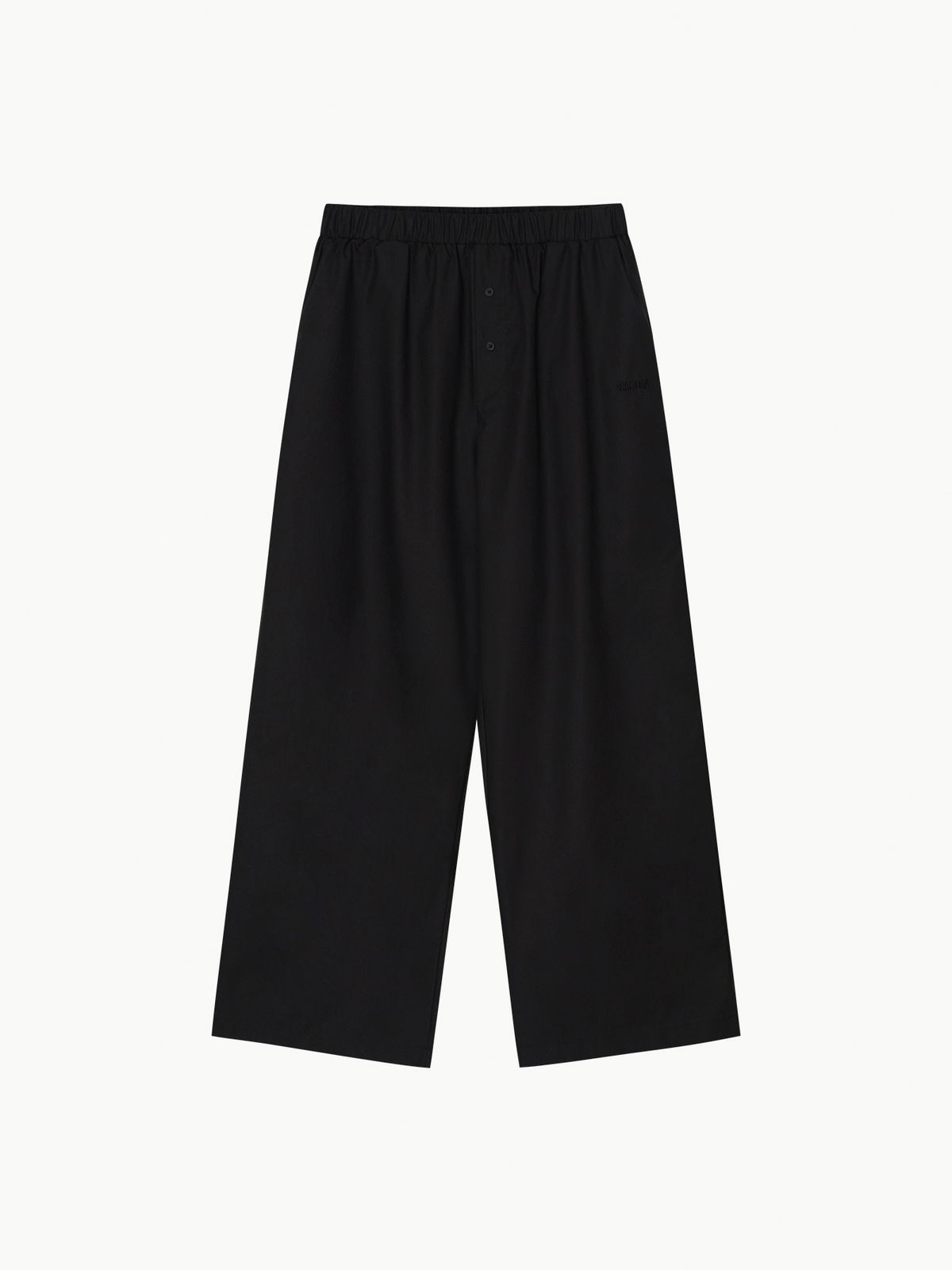 세이지가(SAGEGA) Cotton Pyjama Pants (Black)