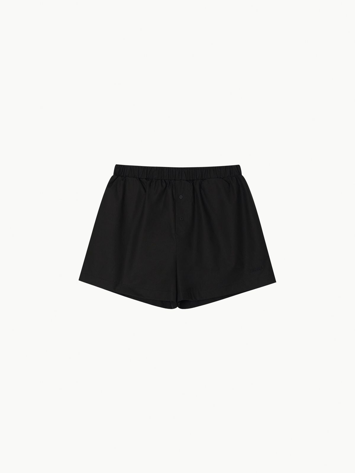 세이지가(SAGEGA) Cotton Pyjama Shorts (Black)
