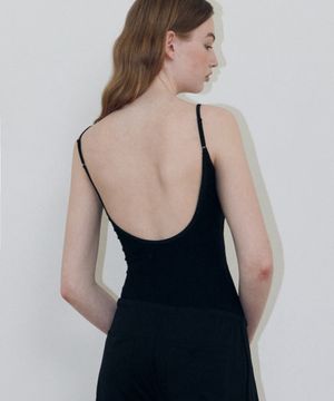 리디 백리스 바디슈트 (BLACK)