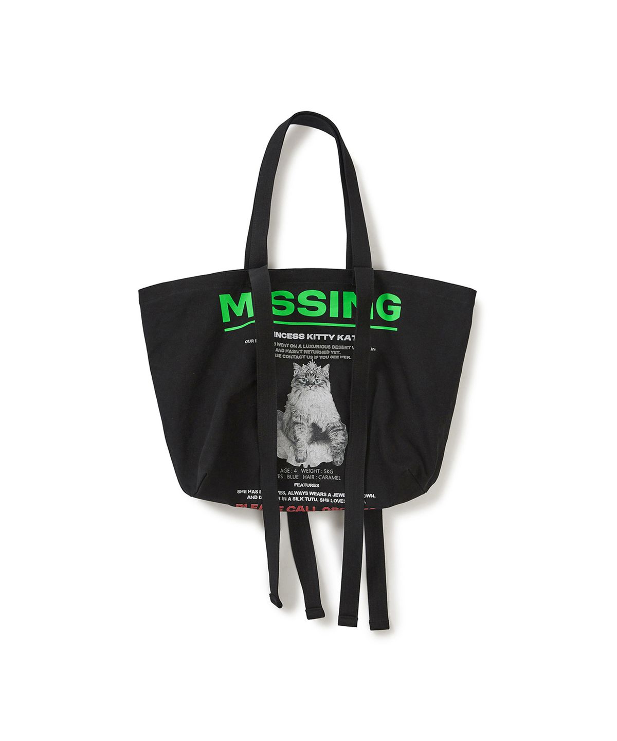 엘씨디씨티엠(LCDC™) KAT PRINT SHOULDER BAG (BLACK)