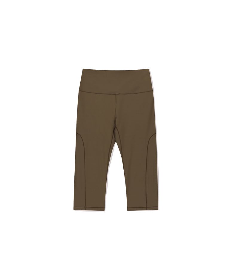 Active Crop Leggings Brown