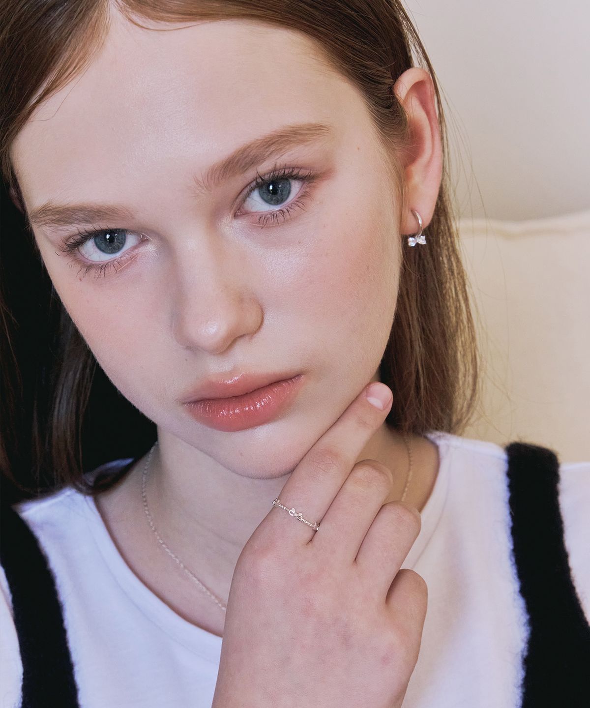 세인트스코트런던(ST.SCOTT LONDON) 미니 리본웨이 링 STJ-RB1183WG