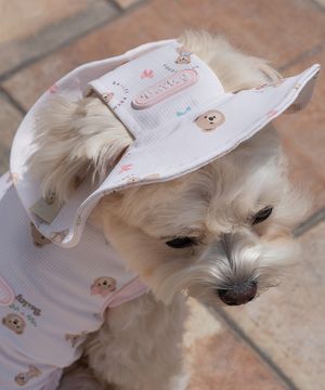 강아지모자 쿨링테디캡 핑크