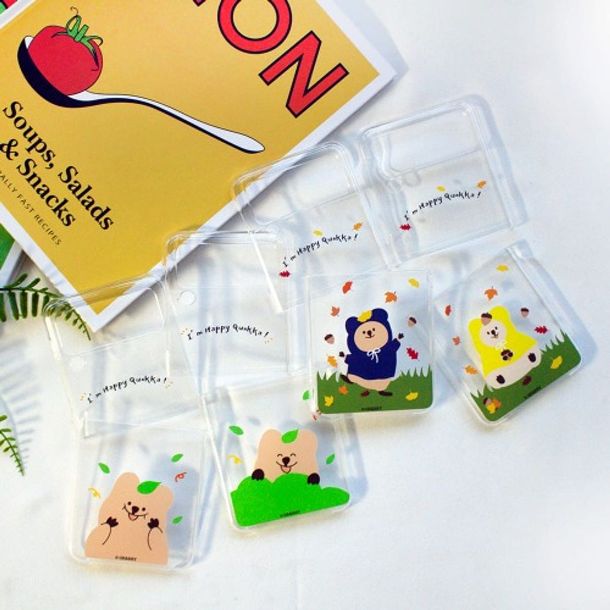 엠픽(MPEAK) 쿼카친구들 Z플립 시리즈 케이스 (UV 클리어)