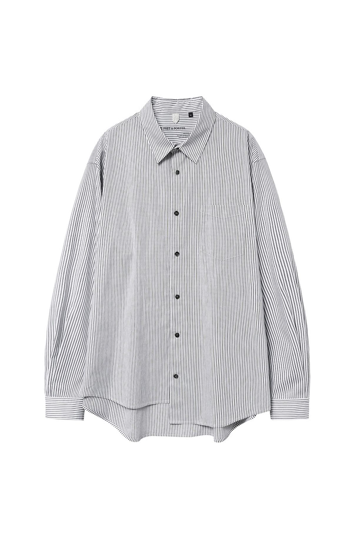 유체 프레타 포르테(YOUCHE PRET A PORTER) SR ASYM STRIPED SHIRTS White