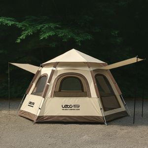 육각돔 원터치 캠핑 텐트 그늘막 쉘터