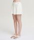 에어스트레치 리본 랩 스커트 스윔 팬츠 워터 큐롯팬츠 화이트