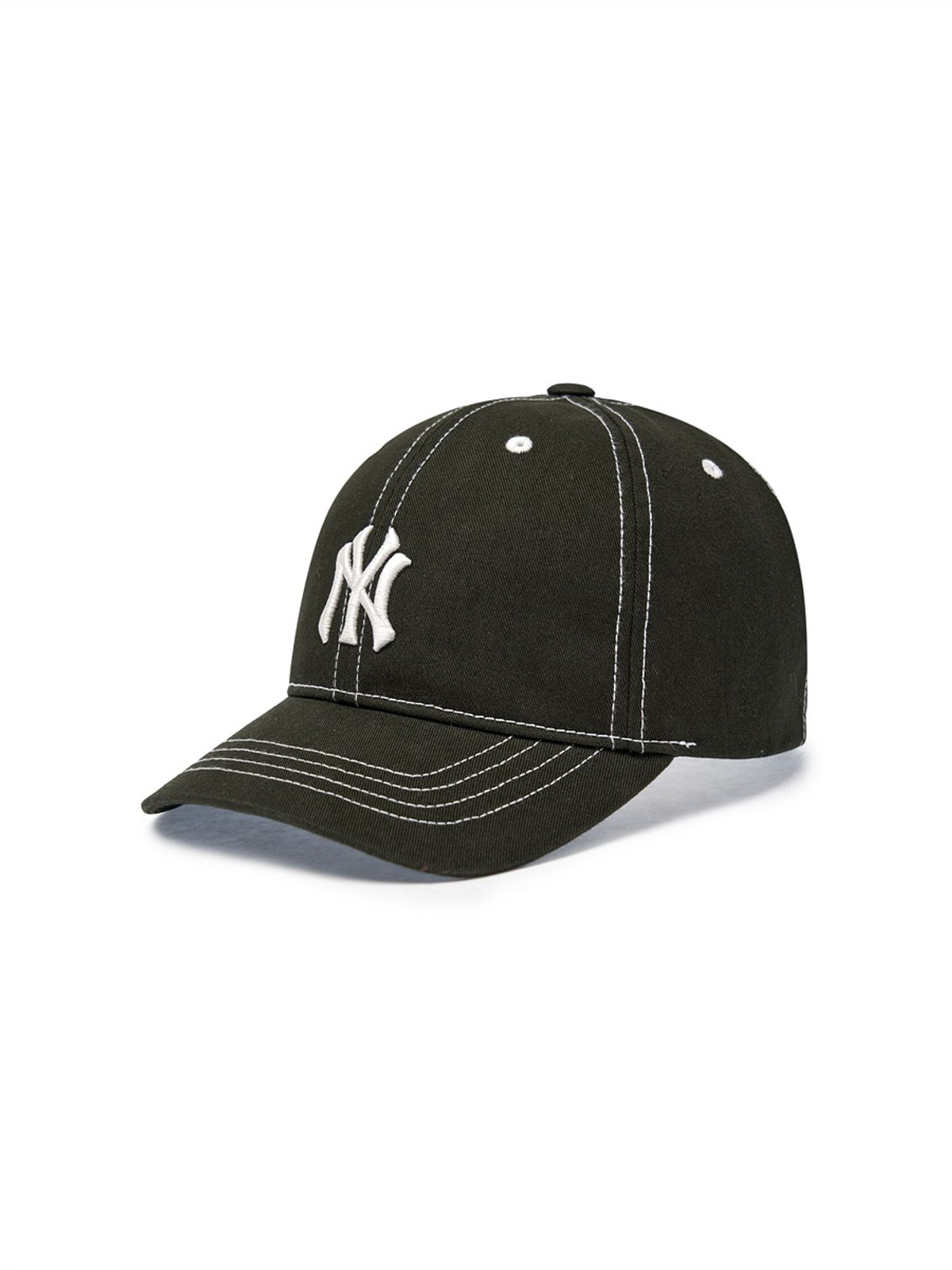 엠엘비 키즈(MLB KIDS) 스티치 워싱 볼캡 NY (D.Khaki)