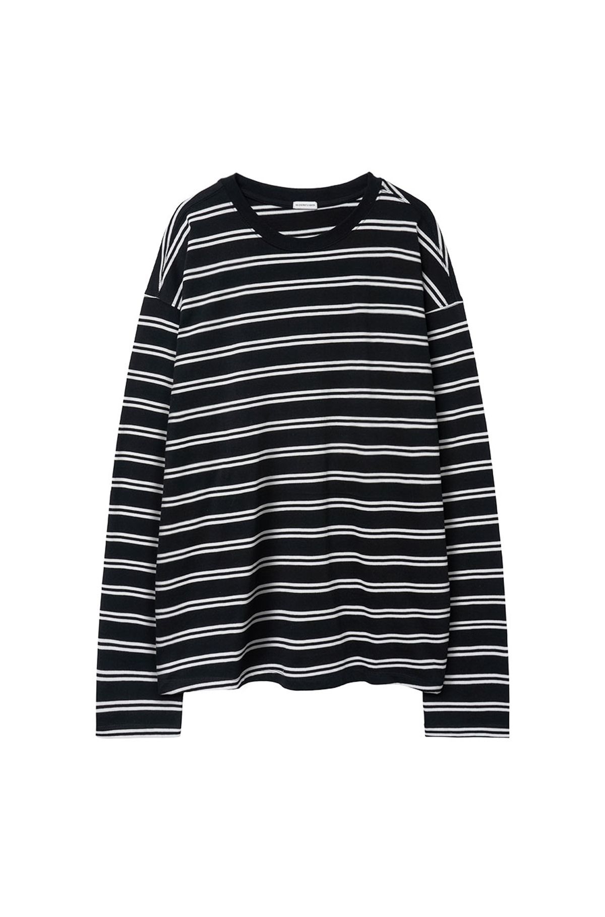 유체 프레타 포르테(YOUCHE PRET A PORTER) SR OBLIQUE STRIPED LONG SLEEVE Black