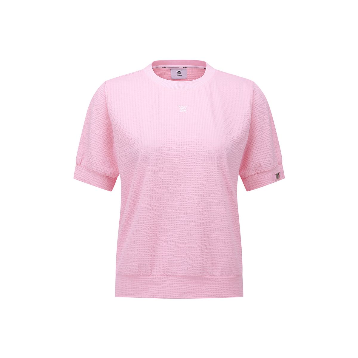어뉴골프(ANEW GOLF) WOMEN SM ROUND SHORT T-SHIRT_PI