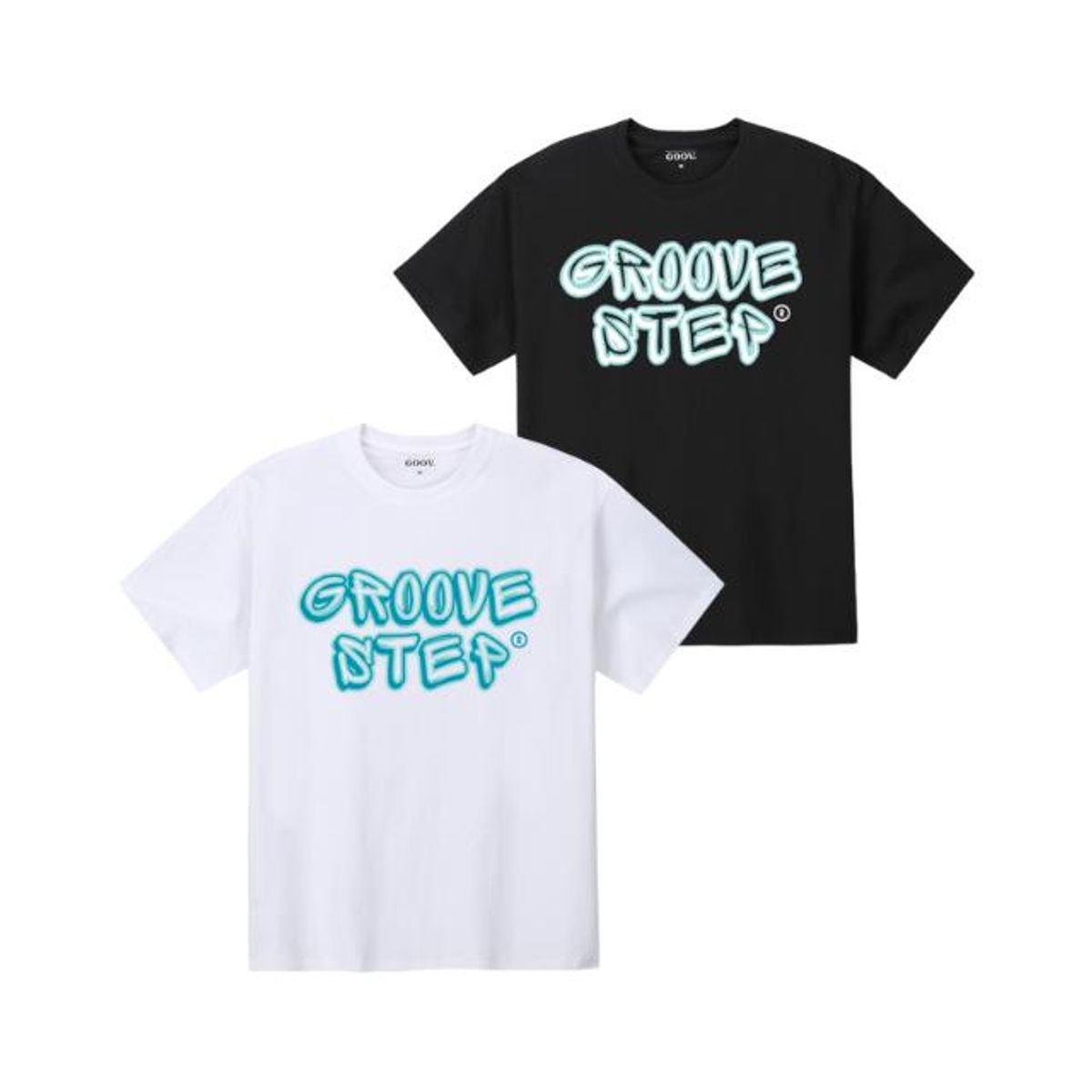 그루브스텝(GROOVESTEP) [2PACK] 아이스 라운드 반팔 티셔츠 S0258