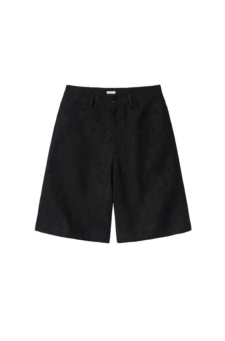 SR TWEED BERMUDA SHORTS Black