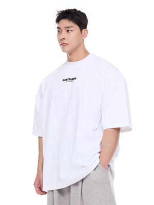 바키 메인로고 박스오버핏 반팔 티셔츠_2Color