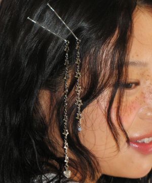 STAR DROP HAIR SLIM PIN (2ea)