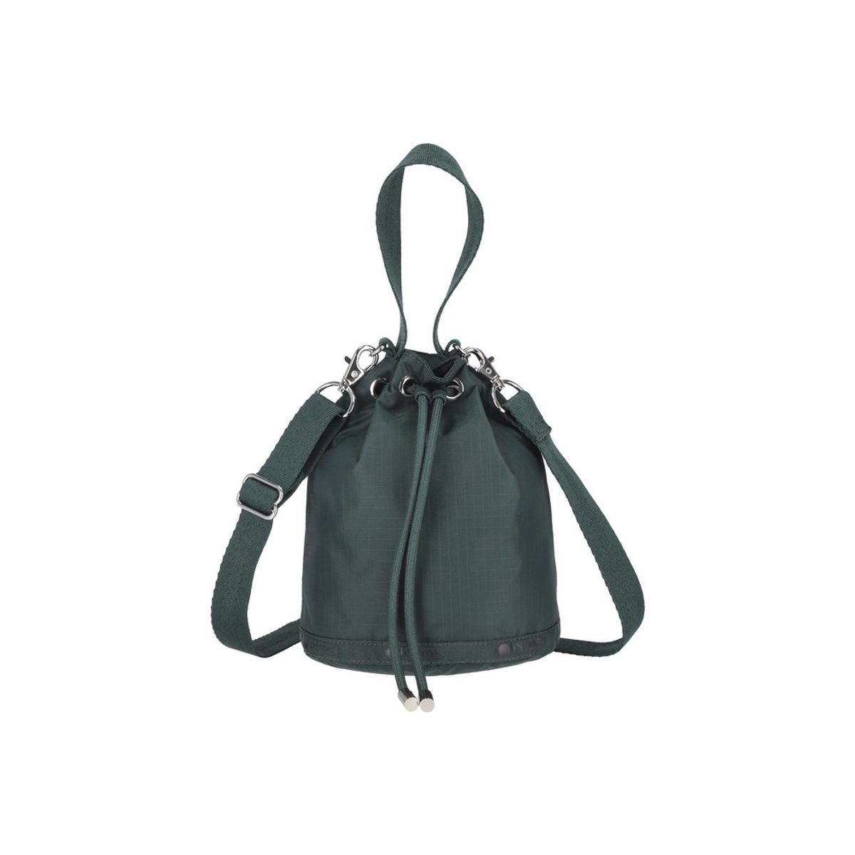 레스포색(LESPORTSAC) 미드나잇 그린 드로우스트링 버켓 크로스바디 [1050.R190]