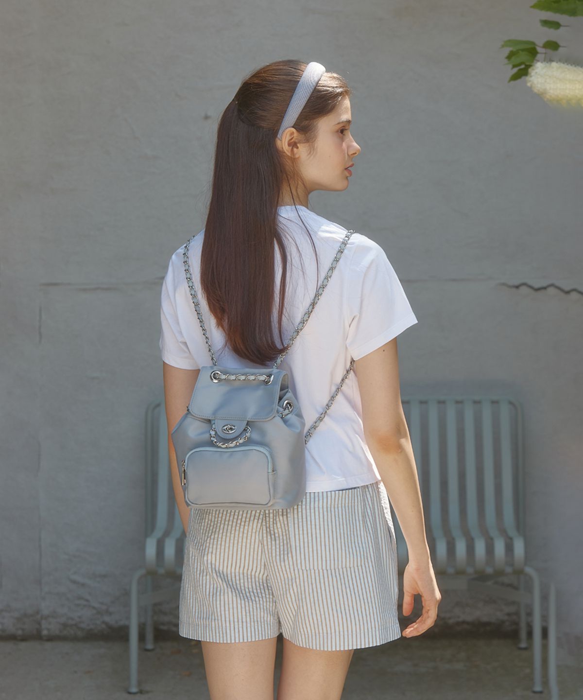 아노에틱(ANOETIC) ANC CLASSIC OUTPOCKET BACKPACK_NYLON BLUE
