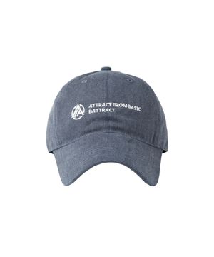 딥핏 엠블럼 슬로건 볼캡_피그먼트 블루