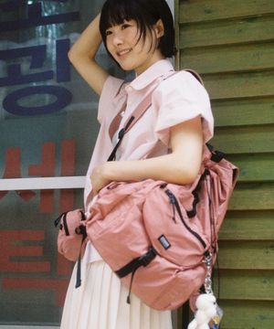 VOYAGER DRAWSTRING BACKPACK 002 S Rosy Pink