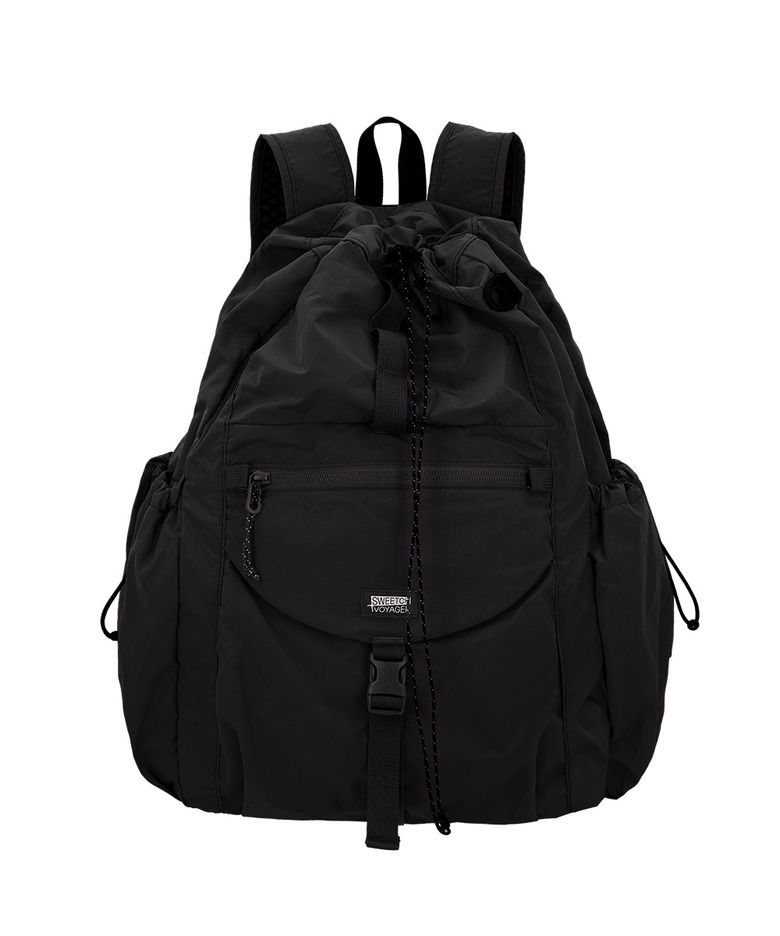 VOYAGER DRAWSTRING BACKPACK 002 M Midnight Black