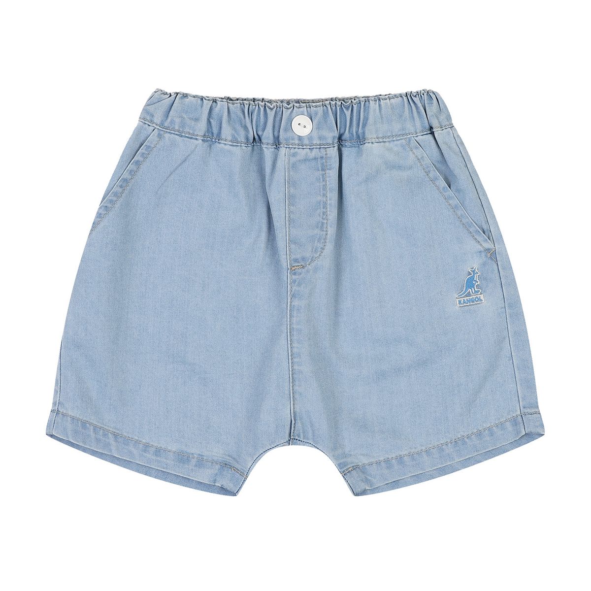 캉골키즈(KANGOL KIDS) [베이비] 쿨 데님 쇼츠 RB 0970 블루