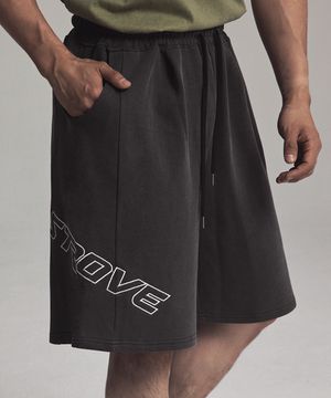 피그먼트 버뮤다 팬츠 차콜