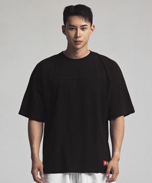 스트릿다운 피그먼트 져지 블랙