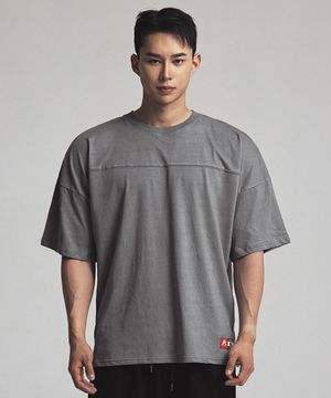 스트릿다운 피그먼트 져지 그레이