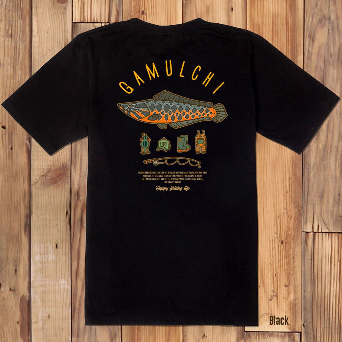 돌돌(DOLDOL) FICO_tshirts-309  피코앵글러 낚시 브랜드 가물치 디자인 티셔츠 반팔티
