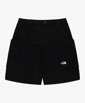 NS6NR02J 화이트라벨 에브리데이 카고 쇼츠_BLACK