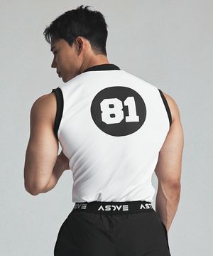 엣지 컴프레션 나시 화이트