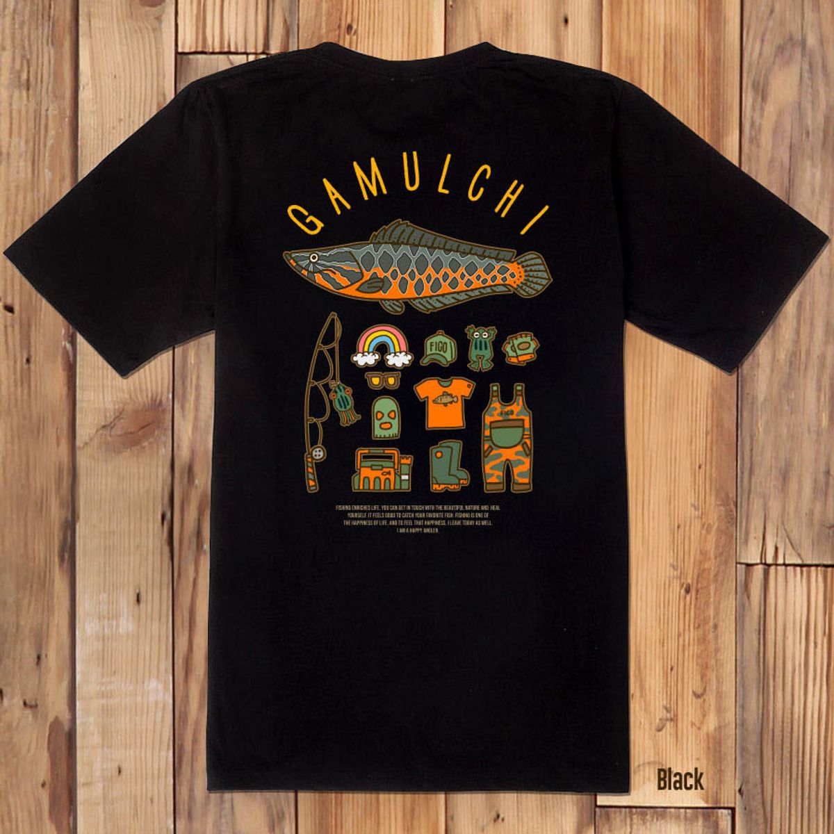 돌돌(DOLDOL) FICO_tshirts-310  피코앵글러 낚시 브랜드 가물치 디자인 티셔츠 반팔티