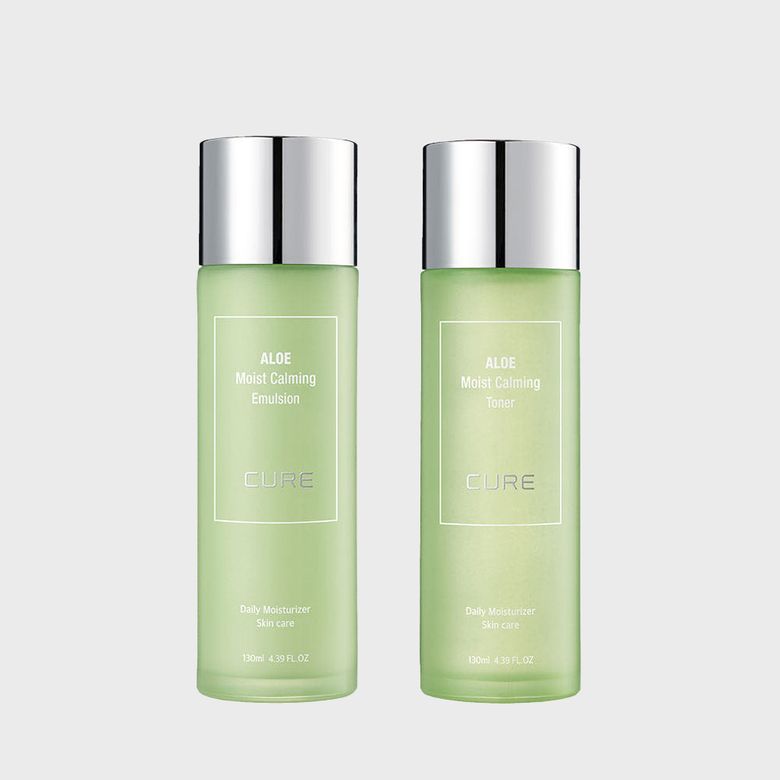 큐어 카밍 토너 130ml+에멀전 130ml