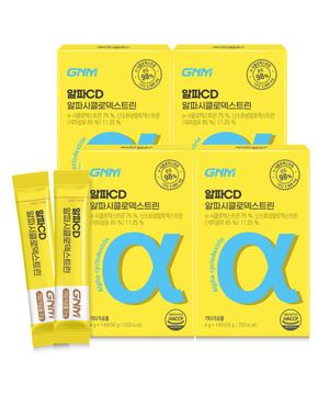 GNM 알파CD 알파시클로덱스트린 4박스 / 알파씨디 난소화성말토덱스트린