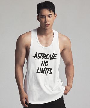 헤비 코튼 노 리밋 나시 화이트