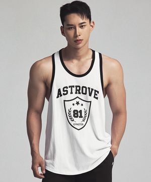 바이브릴 헤비 코튼 나시 화이트