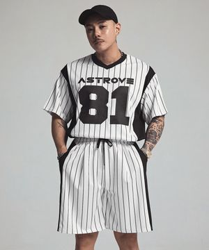 81라인 짐웨어 셋업 화이트