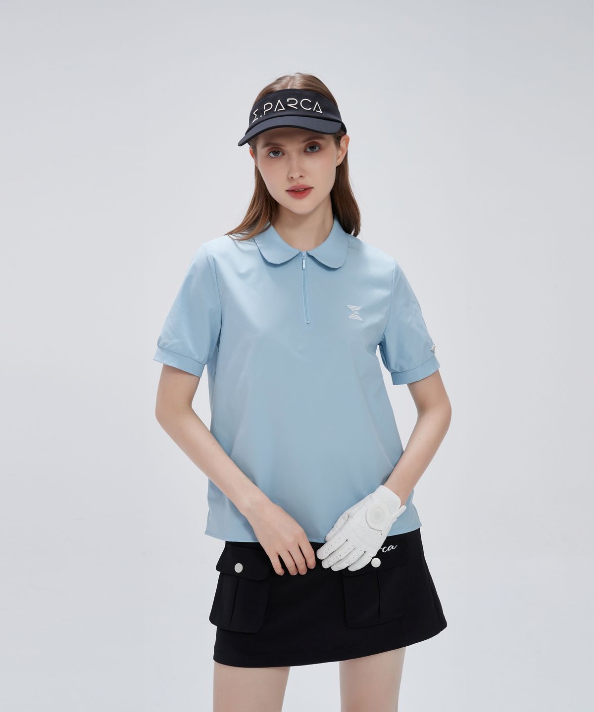 이파르카(E.PARCA) 아르고동 숏 슬리브 탑