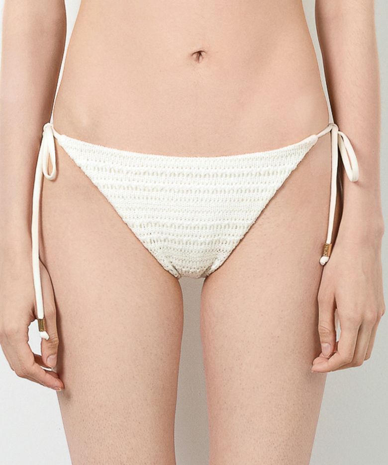 Carmen Ivory Knit Bikini Briefs