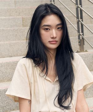 String Shirring Blouse (Cream)