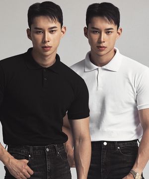 pk 머슬핏 티셔츠 2종 세트