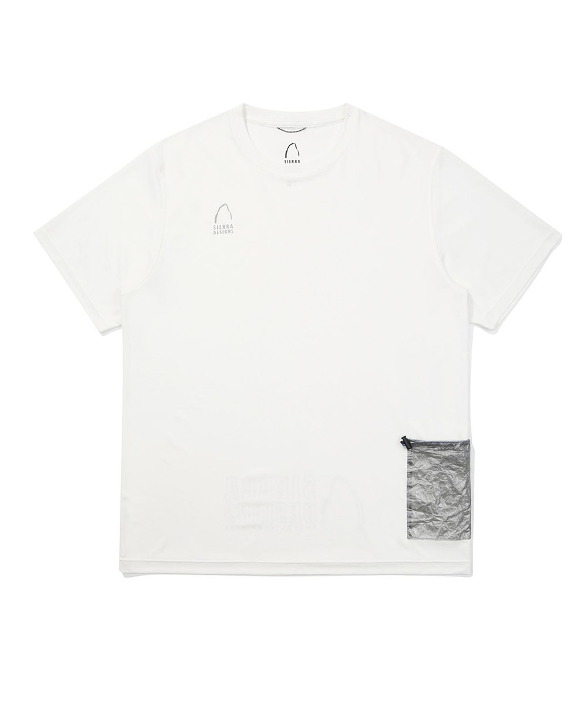 시에라디자인(SIERRA DESIGNS) 60th 다이니마 포켓 패커블 반팔티셔츠 WHITE