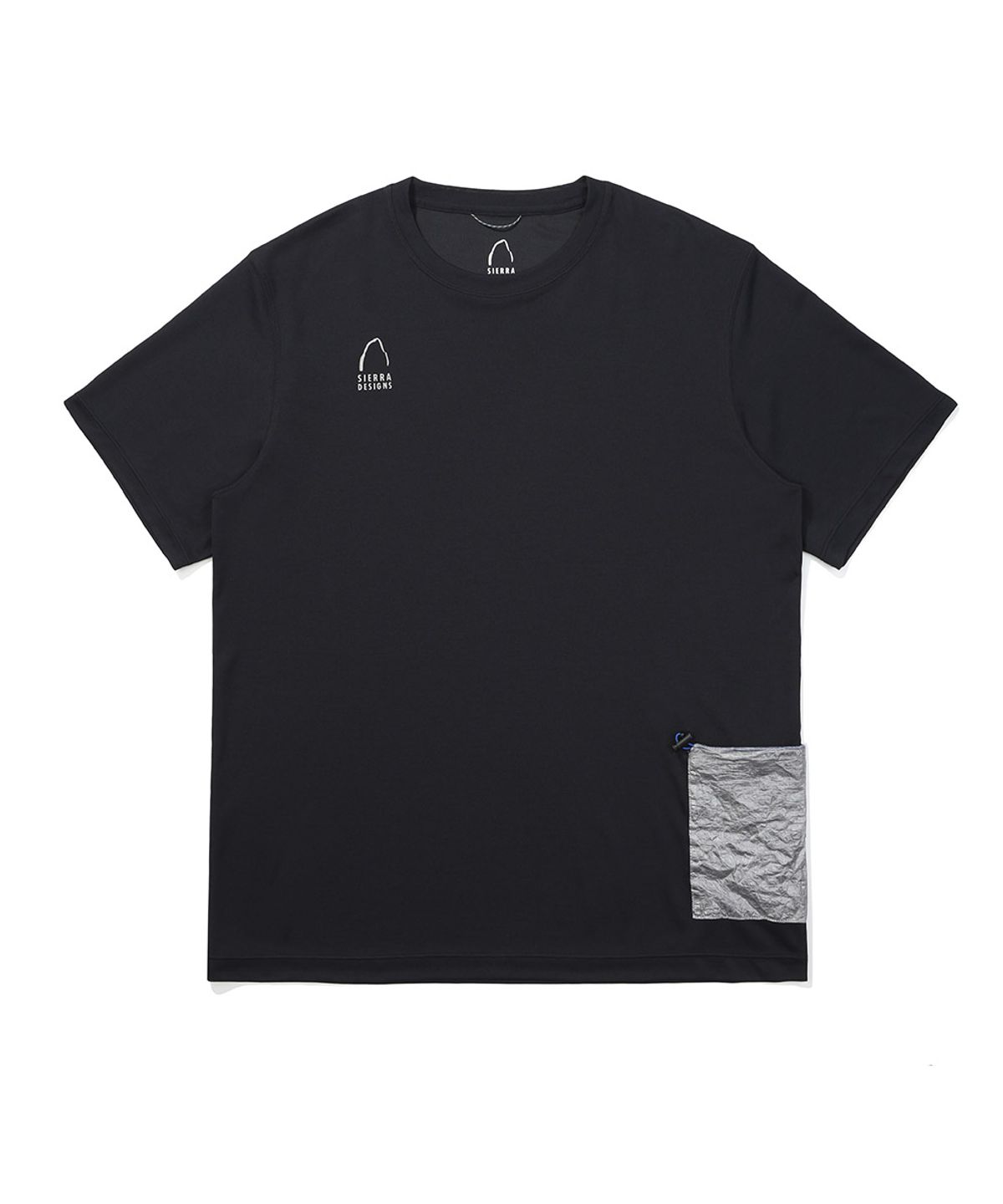 시에라디자인(SIERRA DESIGNS) 60th 다이니마 포켓 패커블 반팔티셔츠 BLACK