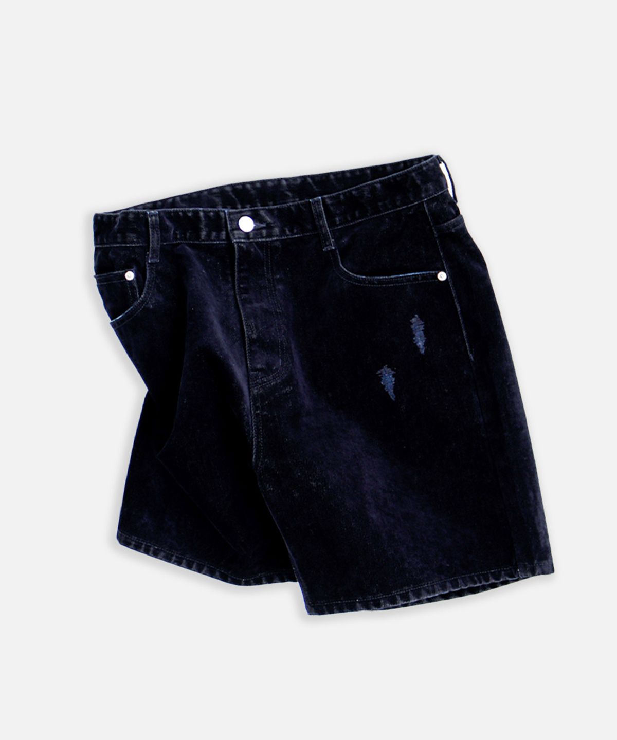 애니타임로릭(ANYTIME LOREAK) DAHLIA VELVET SHORTS - NAVY